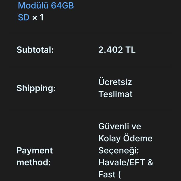 Ödeme Sonrası Sessizlik: Araç Kamerası Siparişimde Sorun Yaşıyorum
