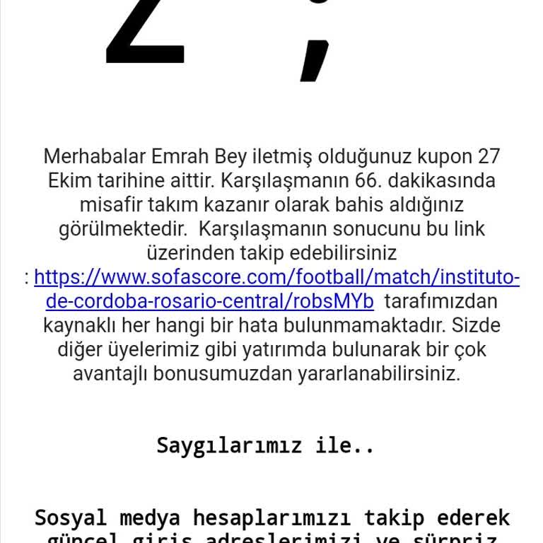 Betturkey Bahis Sitesinde Kupon Karmaşası!