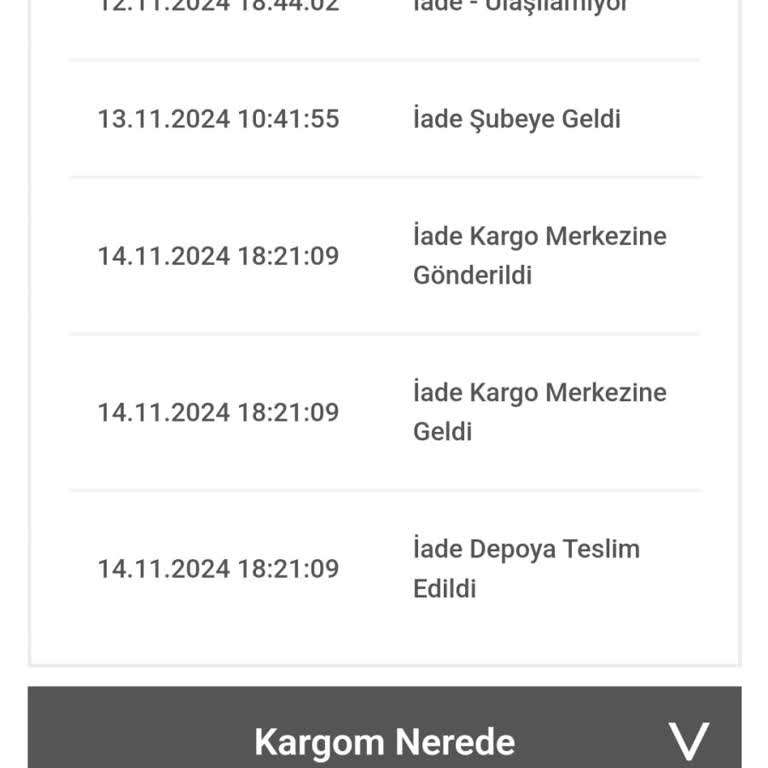 Kargo Teslim Edilmedi Ve Yanlış İade Süreci Başlatıldı