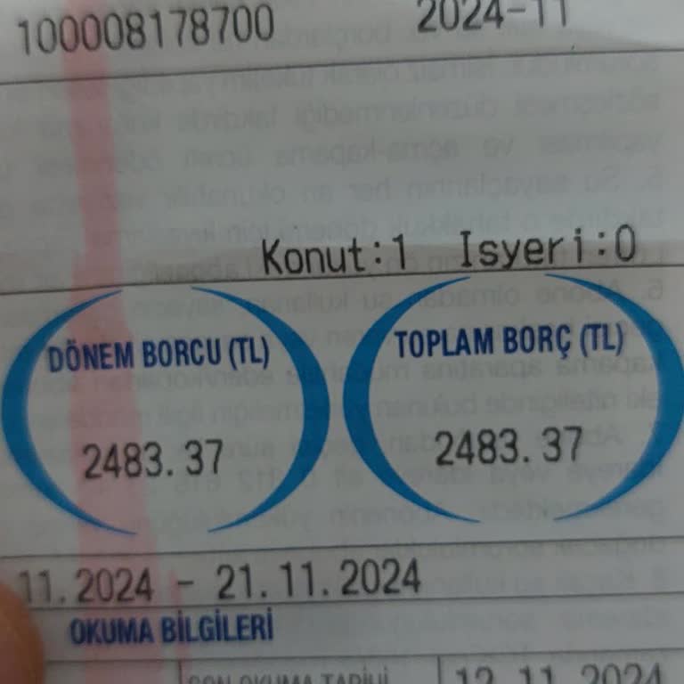 Fahiş Su Faturası Ve Bozuk Sayaç İddiası