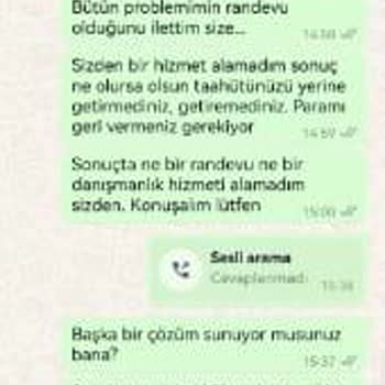 Vize Danışmanlıkta Hizmet Eksikliği Ve Para İadesi Sorunu