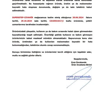 Ayakkabı Deformasyonu Ve Firma İlgisizliği