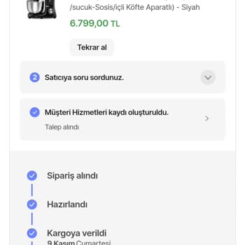 Karaca Züccaciye Multichef Siparişim Teslim Edilmedi Ve Çözüm Bulunamadı