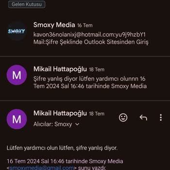Yanlış Şifre Ve İletişimsizlik Sorunu