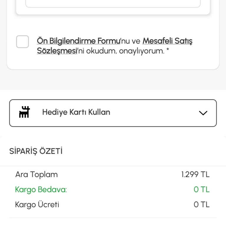 Karaca Züccaciye Yanlış Kargo Ücreti İle Karşılaştım