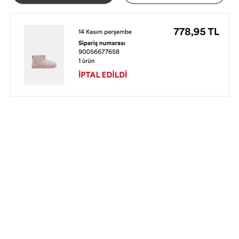 Stokta Var Denilen Ürün İptal Edildi