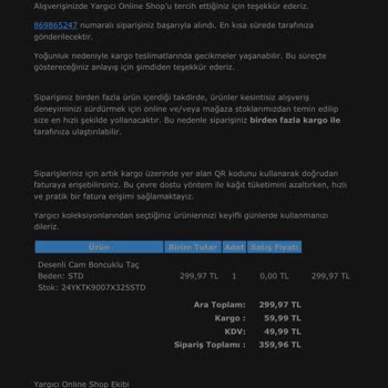 Sürekli İptal Edilen Siparişler Ve Stok Sorunu