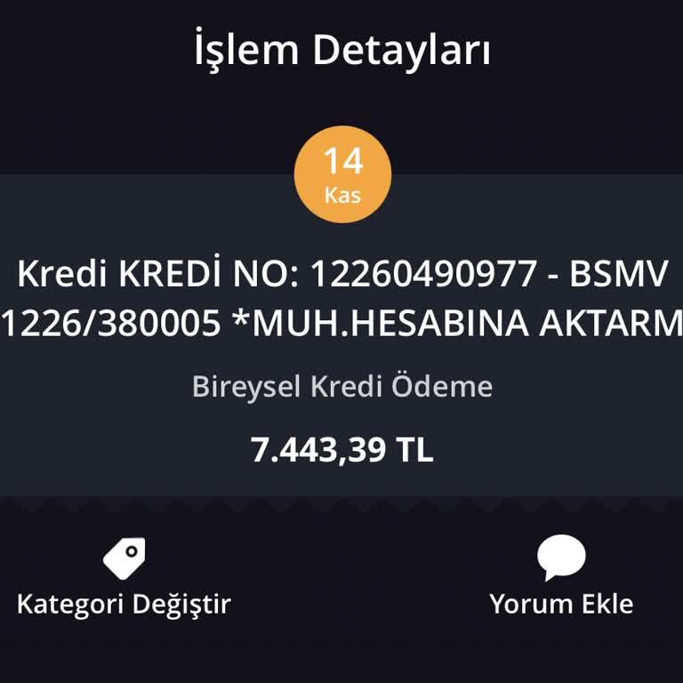 Acil Para İadesi Talebi
