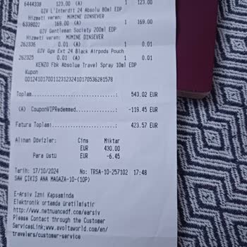 Duty Free'den Aldığım Parfüm Setinde Eksik Ürün Şoku