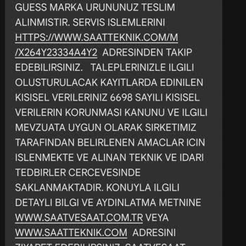 Evlilik Yıl Dönümünde Hayal Kırıklığı: Su Geçiren Saat Ve Uzayan Servis Süreci