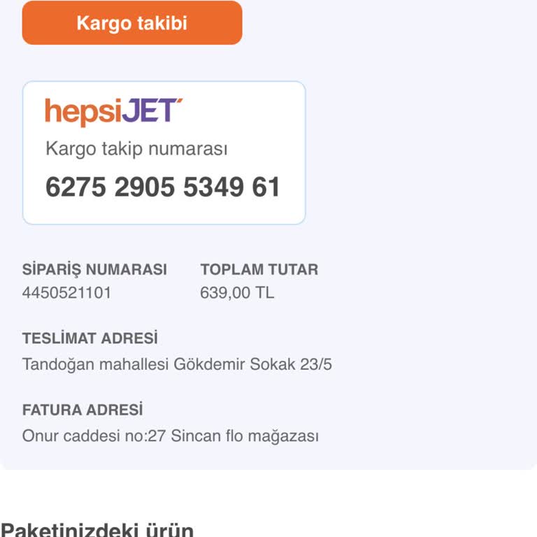 Teslimat Sorunu Ve Müşteri Hizmetleri İletişim Eksikliği