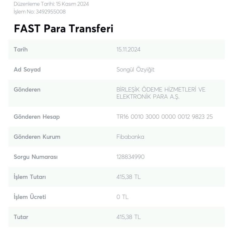 Papara Hesabıma Gelen Bilinmeyen Para Transferi