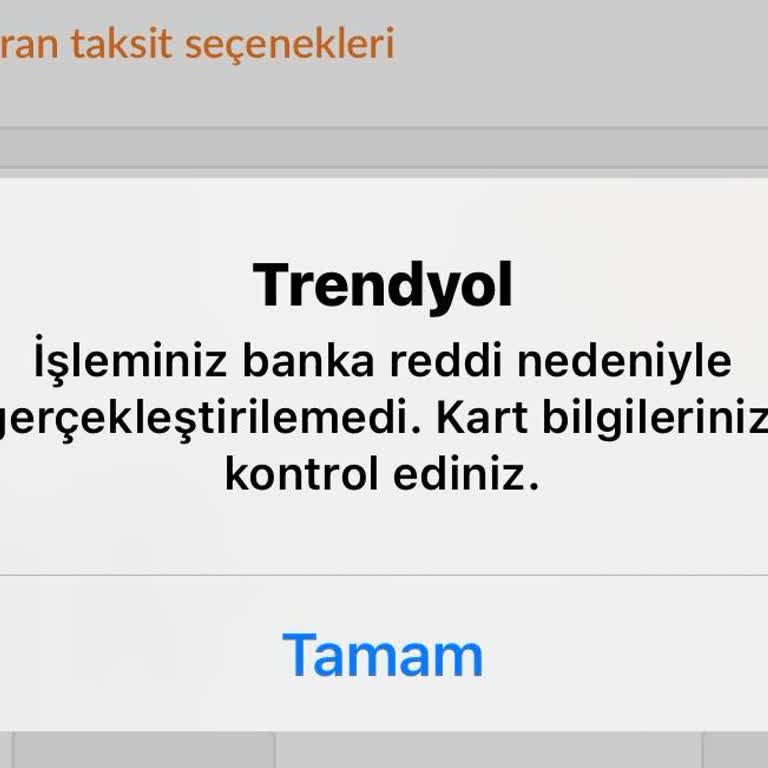Banka Kartı İşlem Reddi Sorunu