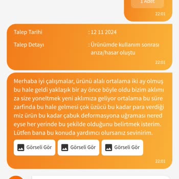 Çantadaki Deformasyon Ve Yanıltıcı Kullanıcı Hatası İddiası