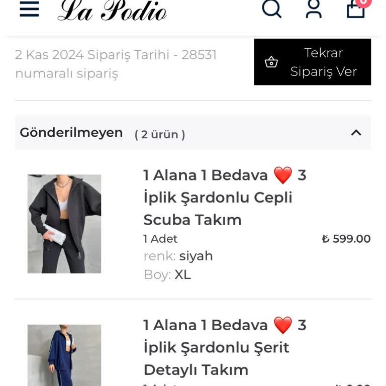 Lapodio Butik'ten Sipariş Sorunu: Ürünler Nerede?
