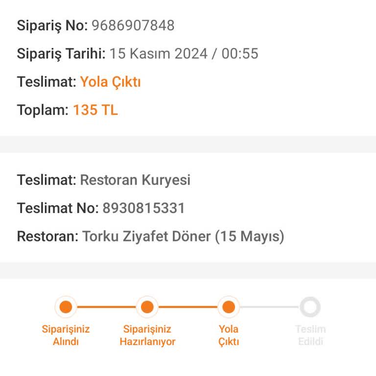 Gece Yarısı Döner Siparişi Kabusu