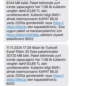 Hızla Tükenen İnternet Paketleri Ve Yetersiz Destek