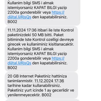 Hızla Tükenen İnternet Paketleri Ve Yetersiz Destek