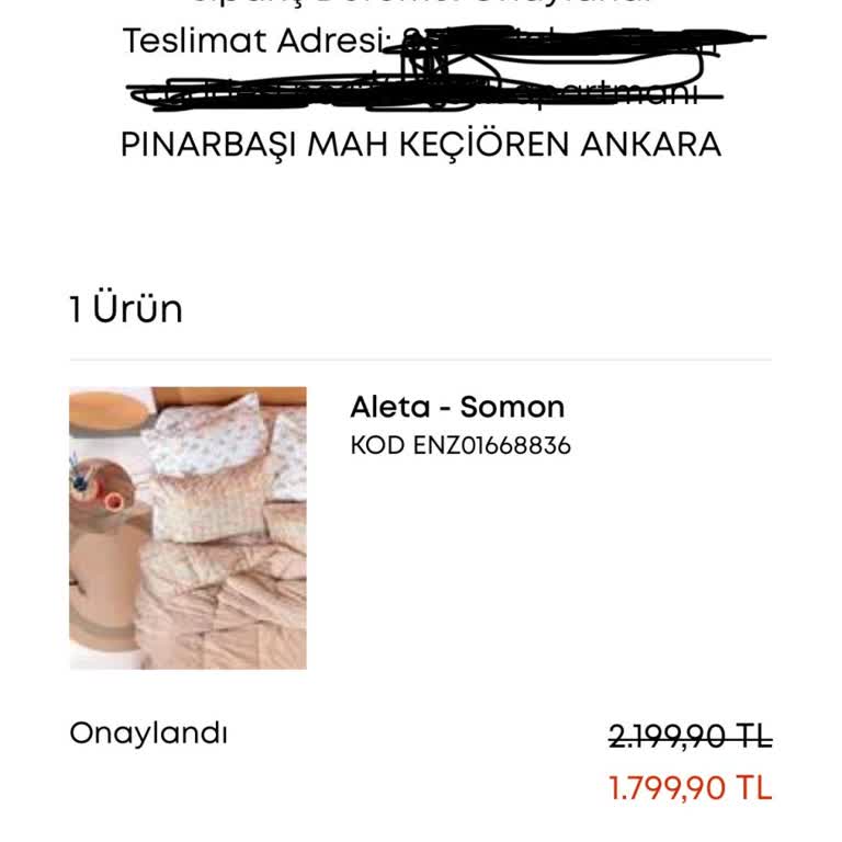 Yataş Online Sipariş İptali Ve İade Sorunu