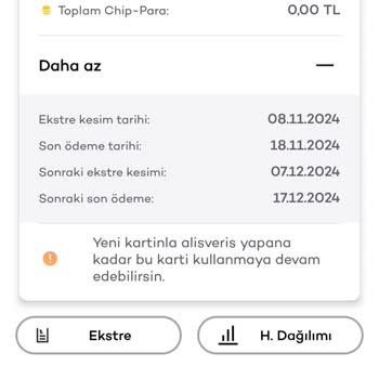 Hesap Kesim Tarihi Yanlış Yansıtılan Harcama Sorunu