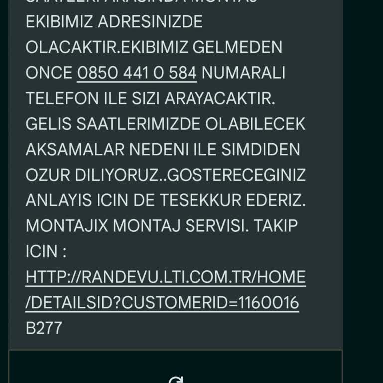 Montaj Randevusu Sorunu Ve İletişim Eksikliği
