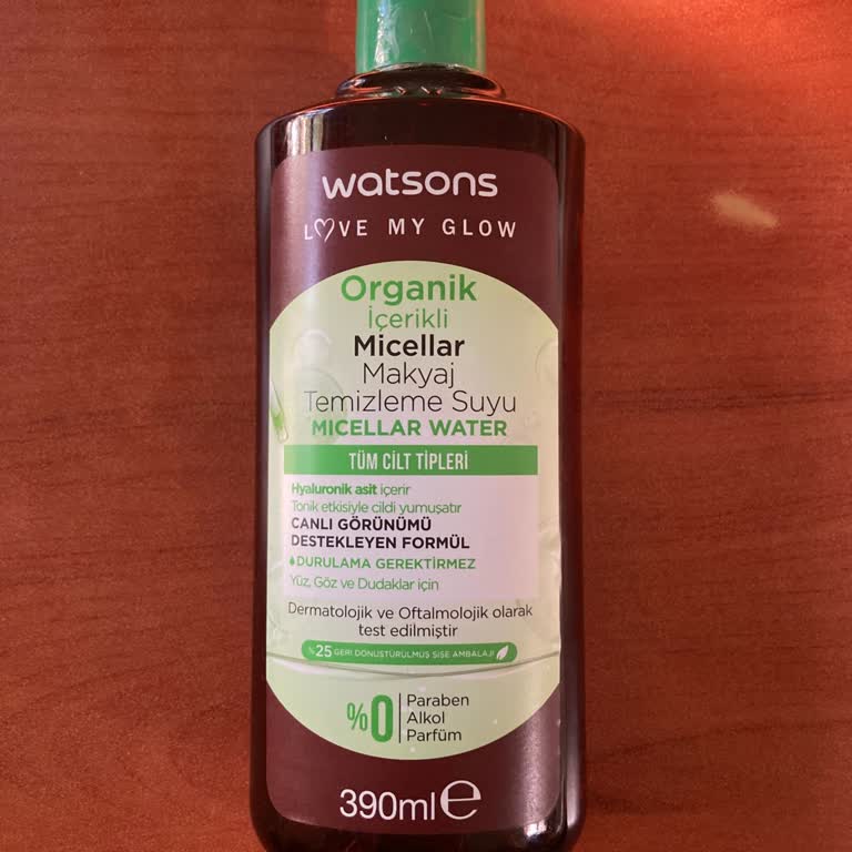 Watsons Organik Micellar Makyaj Temizleme Suyu Gözlerde Tahrişe Neden Oldu