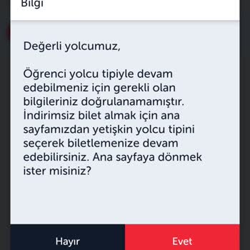 Öğrenci İndirimi Doğrulama Sorunu