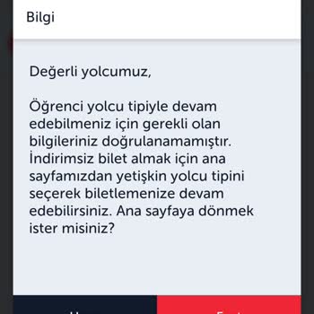 Öğrenci İndirimi Doğrulama Sorunu