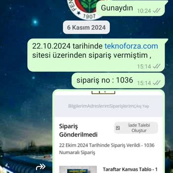 Sipariş Verdim, Ürün Hala Gönderilmedi