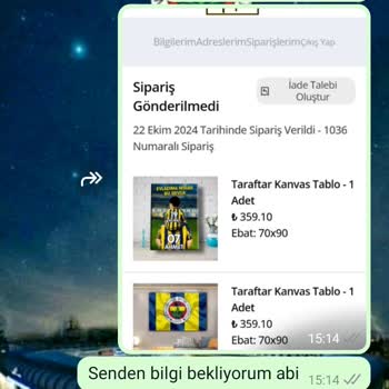 Sipariş Verdim, Ürün Hala Gönderilmedi