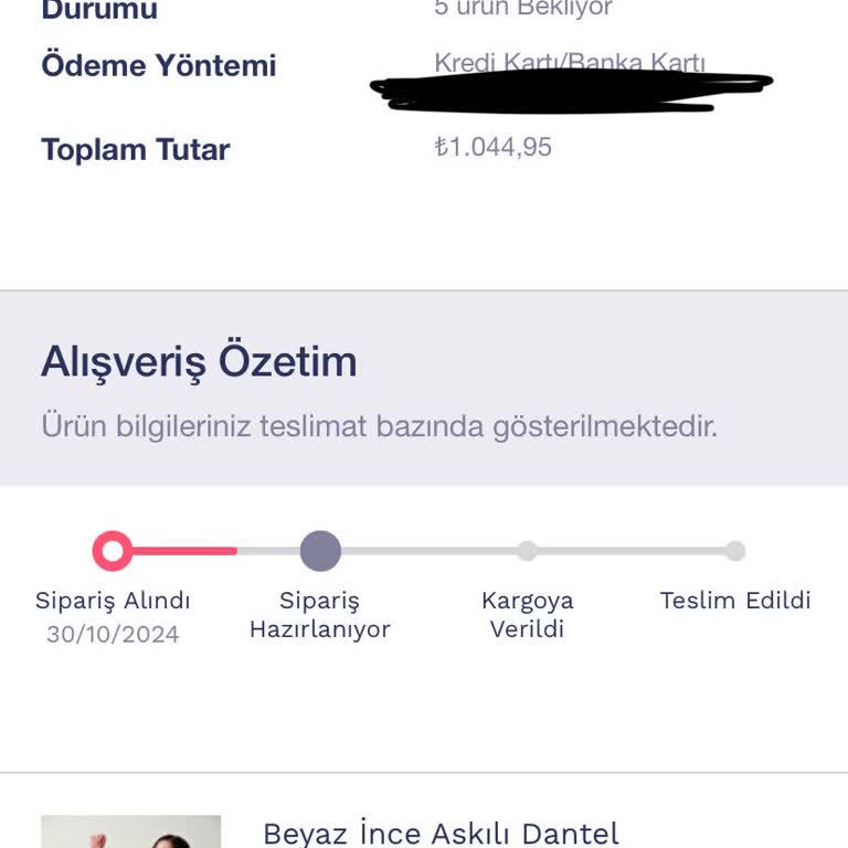 Siparişin Teslim Edilmemesi Ve İletişim Sorunları
