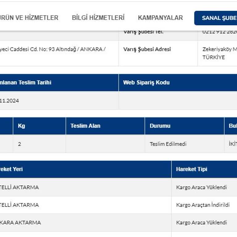 Sürat Kargo'nun İkitelli Şubesi Kargomu Neden Bekletiyor