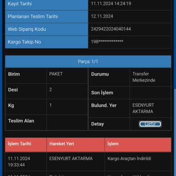 Sürat Kargo Esenyurt Şubesi'nde Bekleyen Kargo Ve İletişim Sorunu