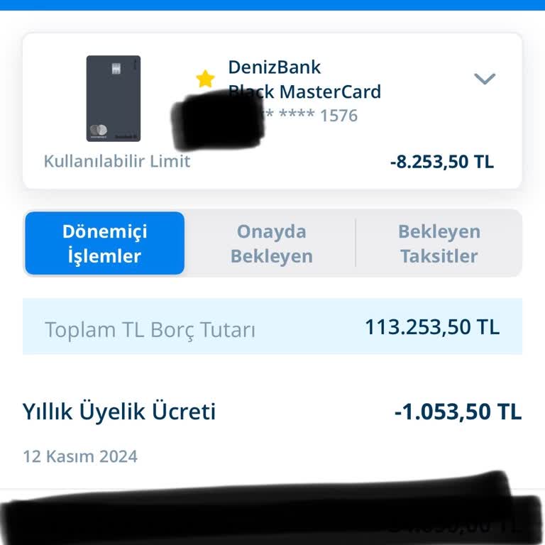 Denizbank Üyelik Ücreti İadesi Talebi