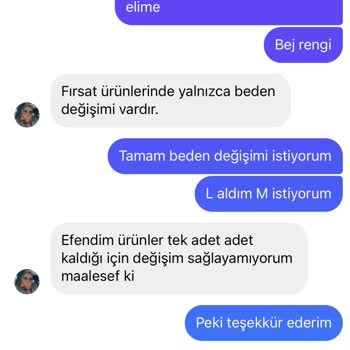 Kargo Ücretiyle Aldığım Ürünün Değişimi Yapılmadı