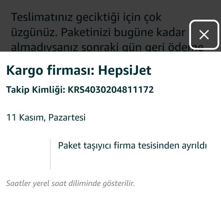 Hepsijet Ankara Şubesi Teslimat Gecikmesi Ve İletişim Sorunları