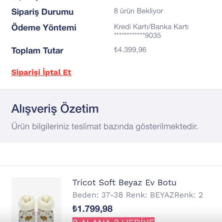 Sipariş Takibi Ve Kargo Sorunları