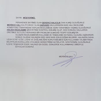 Merinos Halı Kalitesizliği Ve Garanti Sorunu