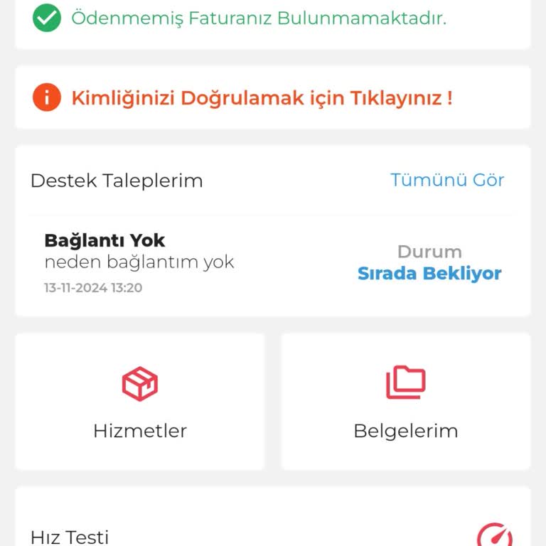 Ödenen Faturalara Rağmen İnternet Erişimi Engeli