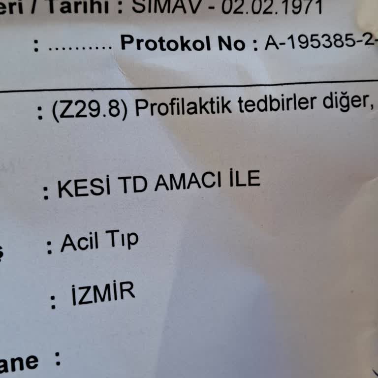 Tetanos Aşısındaki Eksiklik