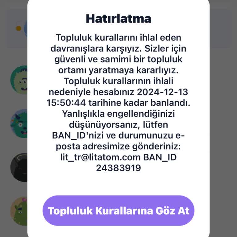 Haksız Banlama Mağduriyeti