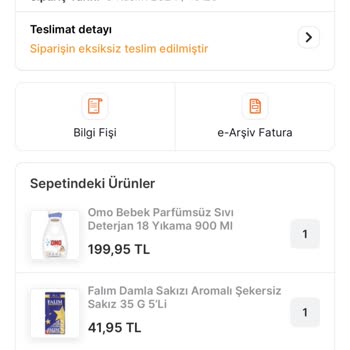 OMO Bebek Deterjanında Ölçü Kapağı Eksikliği