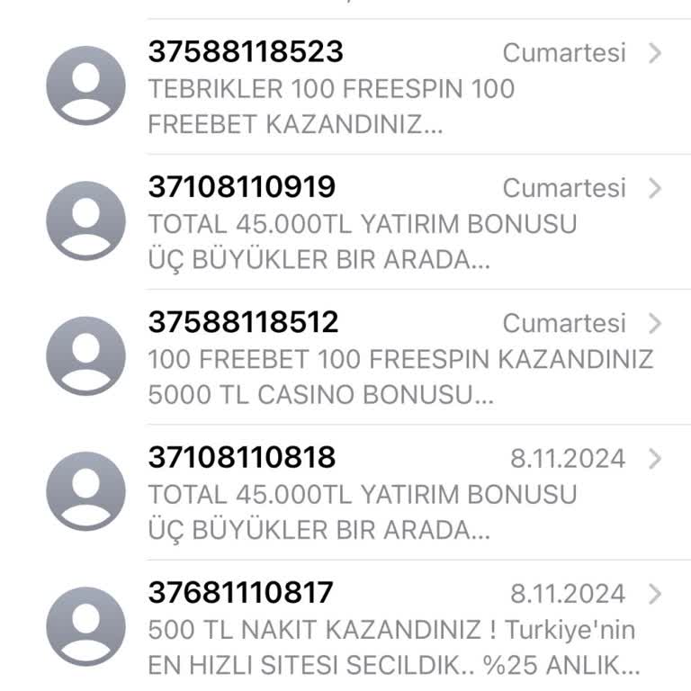 Vodafone'dan Gelen Casino Mesajlarıyla Mücadele