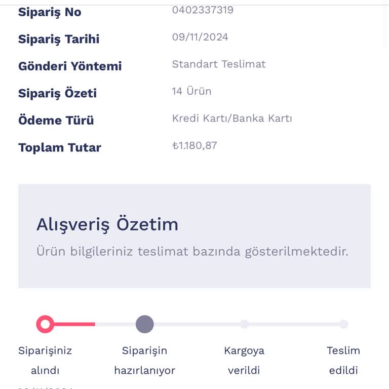 Sipariş Gecikmesi Ve İletişim Sorunları