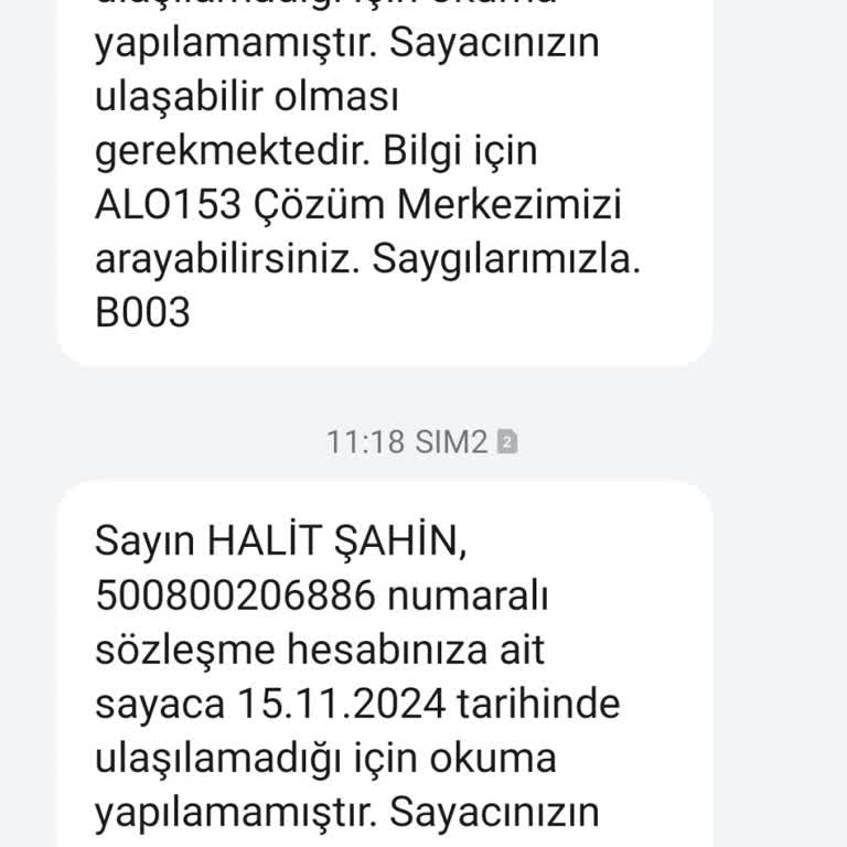Doğalgaz Faturası Çıkmıyor Ve İletişim Sorunu