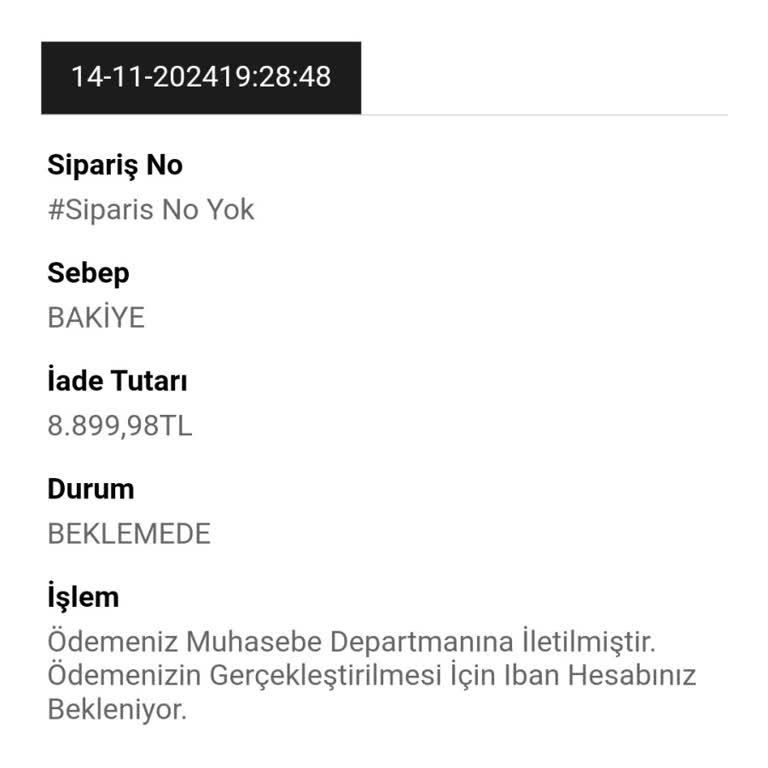 Tacreo Kart İade Sorunu Ve Ulaşılamayan Müşteri Hizmetleri