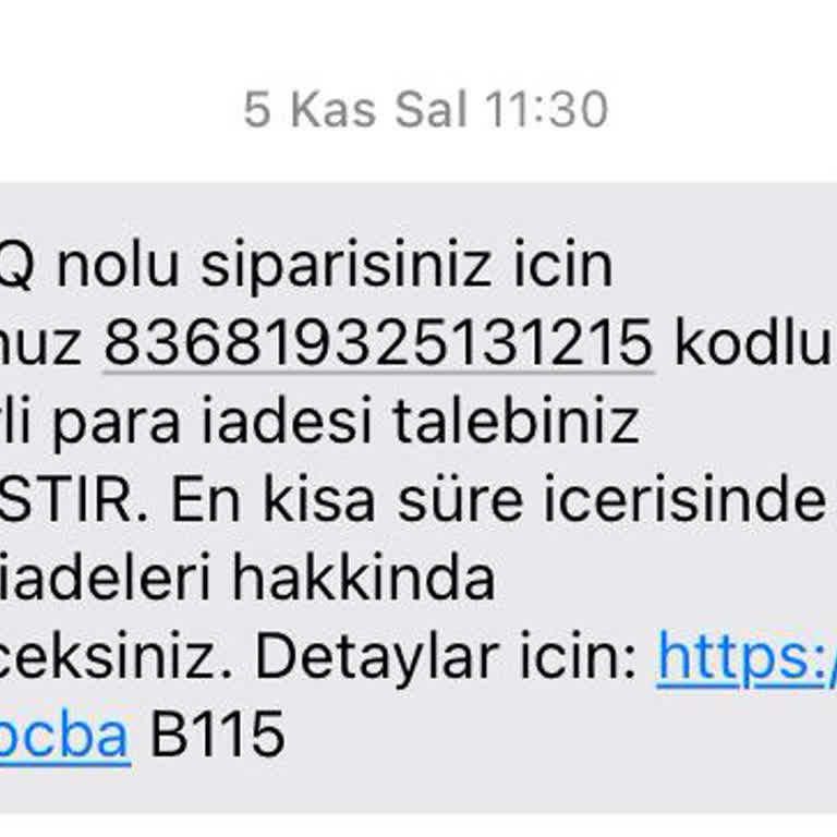 İade Ücreti Sorunu Ve Müşteri Hizmetleri Eksikliği