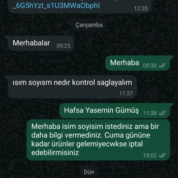 Sipariş İletişim Sorunları Ve Cevapsız Talepler