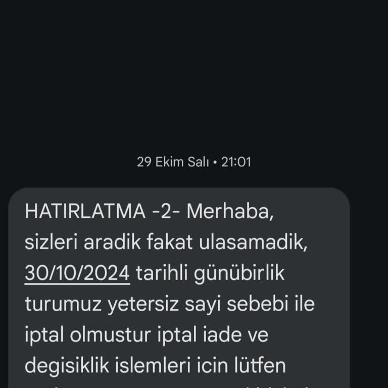 Boray Tour İle Taksit Ve İade Sorunları