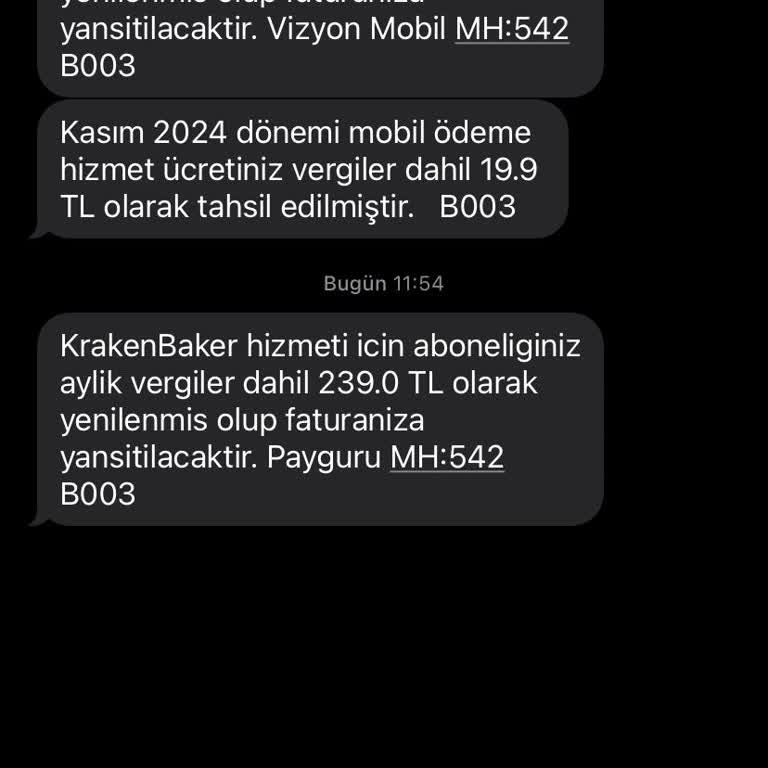 İzinsiz Üyelik Ve Hatalı Ödeme Talebi